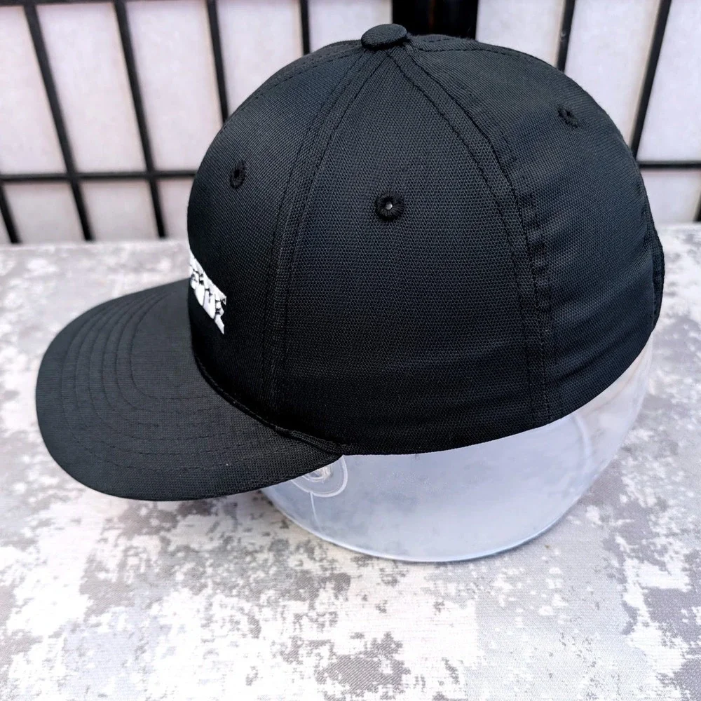 Sport-Tek Beast Mode Black‎ Baseball Cap Hat Adjustable Hook Loop Strap Mens